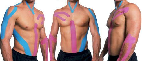 Kinesiotape szalagok elhelyez�se